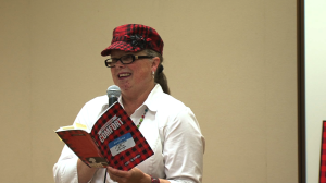 Author, Jodi Schwen Reading Northern Comfort