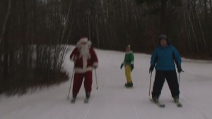 Skiing With Santa