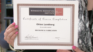 Minnesota Inovation Institute Certificate