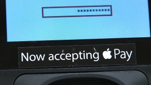 "Now Accepting ApplePay" at Store Register