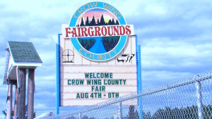 Crow Wing County Fair Grounds Sign