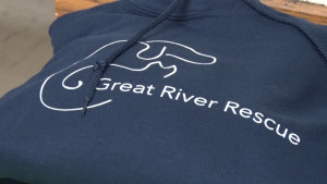 Great River Rescue Logo on Shirt