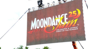 Moondance Jam 25 Sign