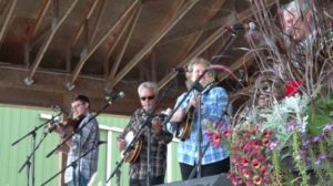 Blue Grass Band Playing on Stage