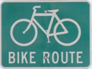 Bike Route Sign Generic