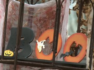 Halloween "BOO" Letters in Window