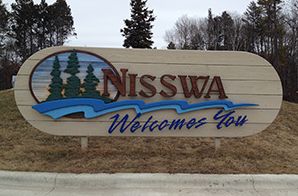 Nisswa Welcome Sign
