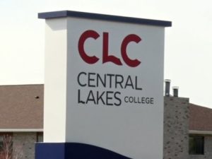 Central Lakes College (CLC) Sign
