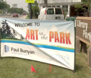 Art in The Park Banner