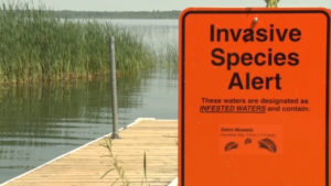 Aquatic Invasive Species Sign