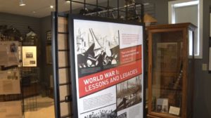 Clearwater County WWI exhibit