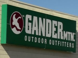 Gander Mountain Outdoors Outfitters Sign