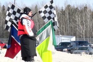 Snocross Racing Flags 16x9