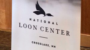 National Loon Center Sign sqk