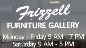 Frizzell Furniture Gallery Hours sqk