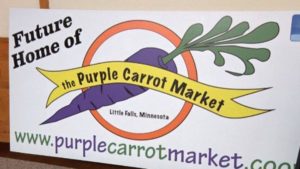 Purple Carrot Market Sign 16x9