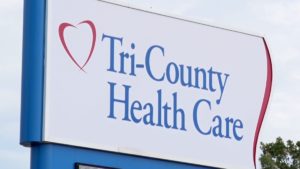 Tri-County Health Care Sign 16x9