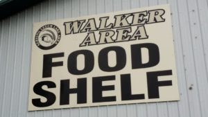 Walker Area Food Shelf Sign sqk