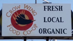 Crow Wing Food Co-op Sign sqk