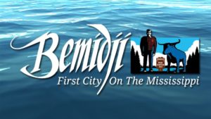 Bemidji First City on the Mississippi Logo sqk