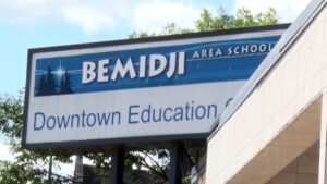 Bemidji Area Schools Downtown Education Sign sqk