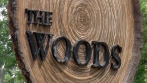The Woods Restaurant Sign sqk