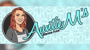 Auntie M's Gluten Free Food Truck Logo sqk