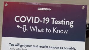 COVID-19 Testing Minnesota Sign Coronavirus sqk