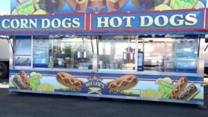 Fair Food Rally Corn Hot Dogs Stand sqk