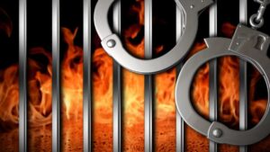 Fire Arson Arrest Handcuffs sqk
