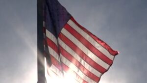 Veterans Day American Flag sqk