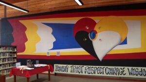 Bemidji Public Library Wesley May Mural sqk