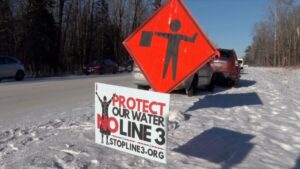 Stop Line 3 Protest Signs 16x9