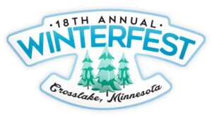 18th Annual Crosslake Winterfest Logo sqk