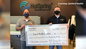 HotSpring Hot Tubs Sanford Health Donation 16x9