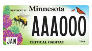 Minnesota License Plate Critical Habitat sqk