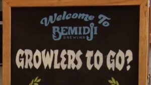 Bemidji Brewling Growler Sign sqk