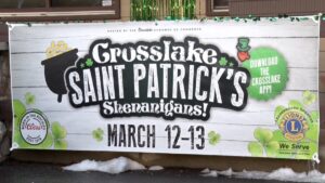 Crosslake St. Saint Patrick's Day Shenanigans Banner 16x9