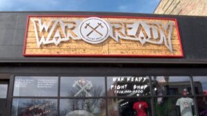 War Ready Store Sign Bemidji 16x9