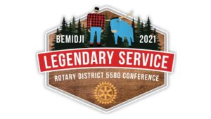 Bemidji Rotary Club Legendary Service Logo 16x9