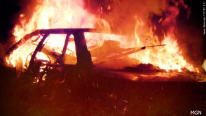 Car Vehicle Fire Flames Generic 16x9