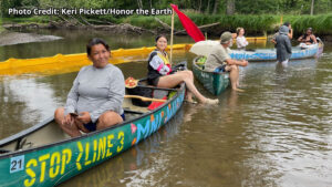 Line 3 Protest Willow River Canoes 16x9