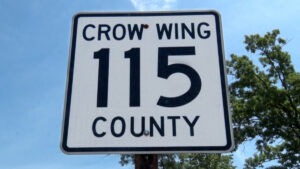 Crow Wing County Road 115 Sign 2 sqk