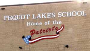 Pequot Lakes Schools Sign sqk