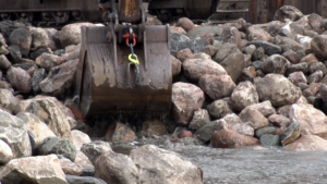 Pine River Rock Dam Construction sqk