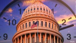 US Capitol Clock Daylight Saving Time DST 16x9