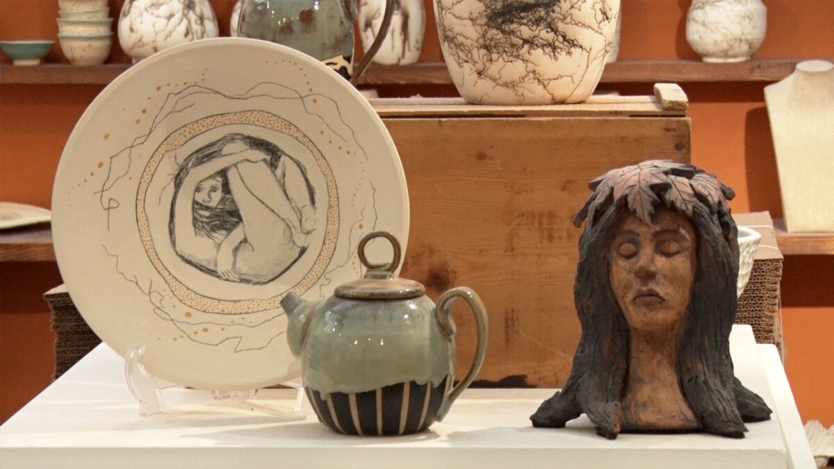 In Focus: Laura Lynn Pottery in Brainerd Creating Customized Pottery - lptv.org