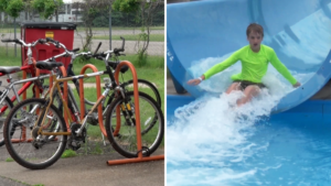 Nisswa Bikes Waterpark Slide 16x9