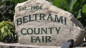 Beltrami County Fair Sign Rock 2022 sqk