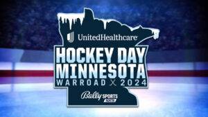 Hockey Day Minnesota Warroad 2024 Logo sqk